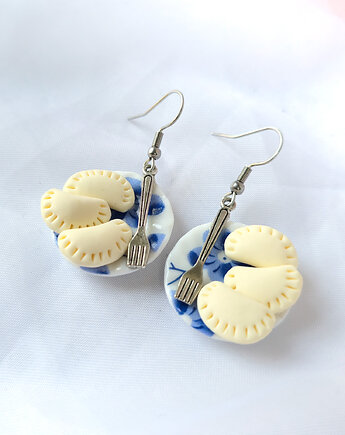 Kolczyki pierogi na talerzu, Lemon Lovely