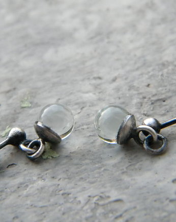 Maleńkie kuleczki - srebrne kolczyki, Beata Trotter