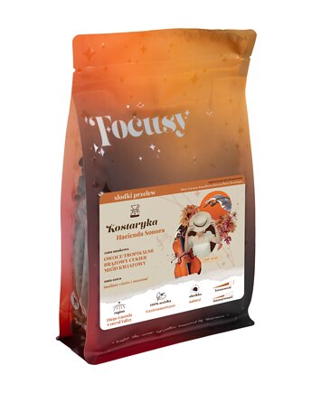 Kawa ziarnista KOSTARYKA Hacienda Sonora słodki przelew 250 g, Focusy