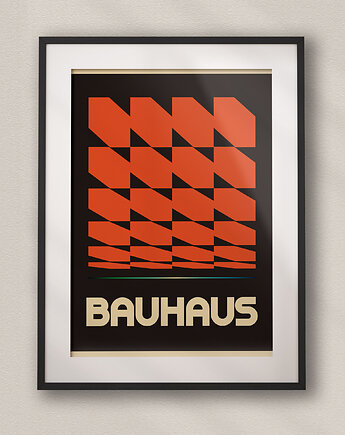 Minimalistyczny plakat - Bauhaus #24 - Do salonu, sypialni, biura, DAPIDOKA