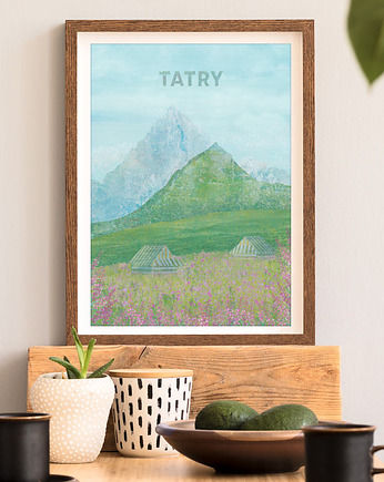 Plakat Tatry latem - Hala Gąsienicowa, minimalmill