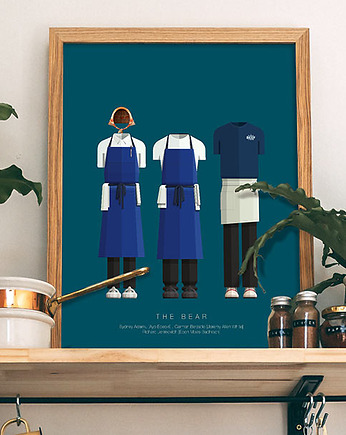 The Bear - plakat z serialu - fine art, minimalmill