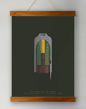 The Lord of the Rings - Merry - plakat A3, minimalmill
