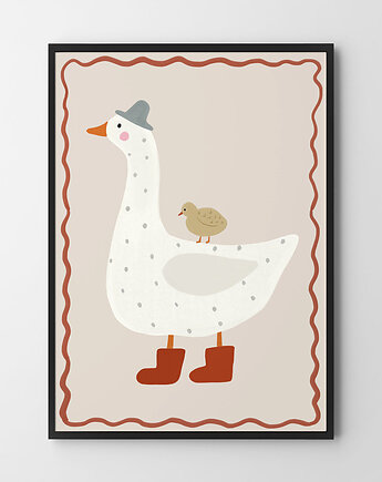 Gąski, gąski do domu - plakat dziecięcy, HOG STUDIO