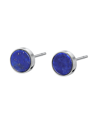 Kolczyki/DROPS/srebrny/lapis lazuli, Daria Siwiak Jewellery