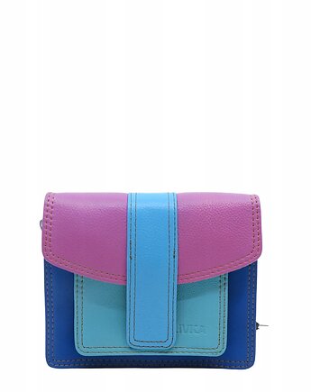 Torebka damska skórzana z klapką regulowany pasek na ramię OLIVKA, Olivka Warsaw