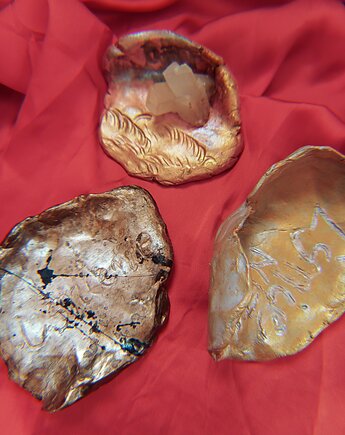 Zestaw podstawek na biżuterię Lśnienie, Szary Piknik