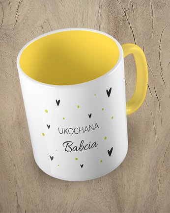 Kolorowy kubek UKOCHANA BABCIA, Fotobloki and decor