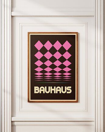 Minimalistyczny plakat - Bauhaus #27 - Do salonu, sypialni, biura, DAPIDOKA