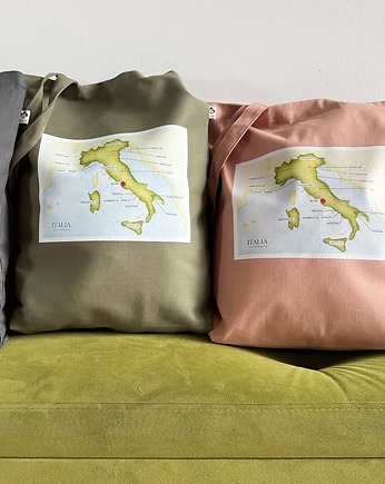 Torba Everyday Italy - zieleń, Travelling Art