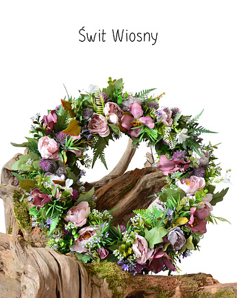 Wianek wiosenny kwiatowy 'Świt wiosny', Pracownia Florystyczna Świtezianka