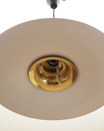 Lampa wisząca, duński design, lata 70, produkcja: Vitrika, Przetwory design