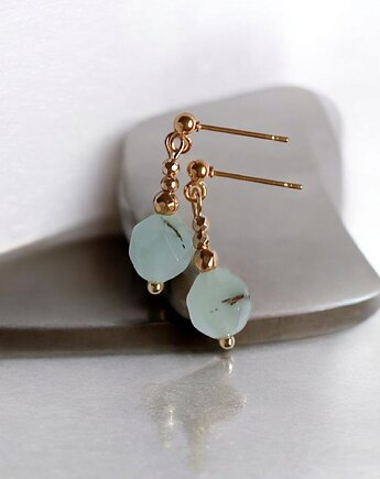 Drobne kolczyki : SPRING collection: JADEIT III, kaktusia