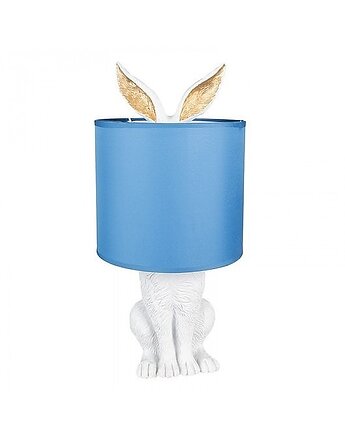 Lampa Stołowa Rabbit Biało-Złota Blue 43 cm, MIA home