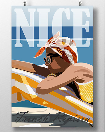 Plakat Na plaży w Nicei, Project 8