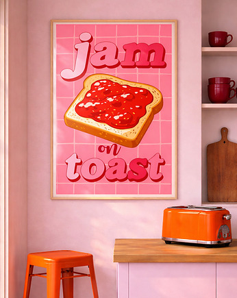 Plakat Jam on toast, Project 8