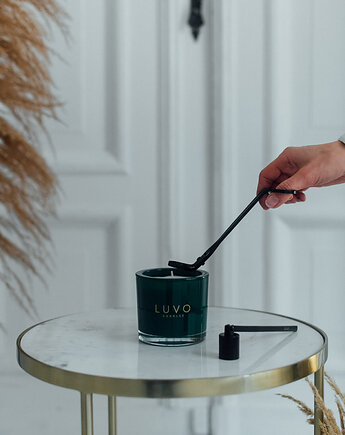 Zestaw do pielęgnacji świec  czarny, Luvo Candles