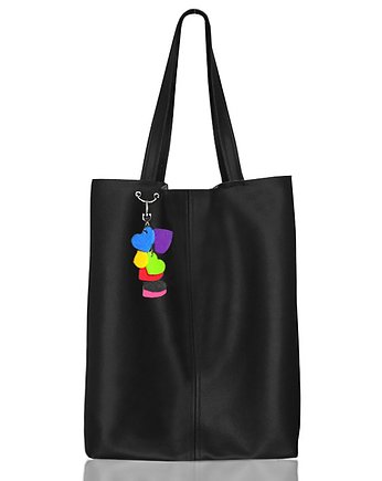 Skórzany worek z breloczkiem, modeMania