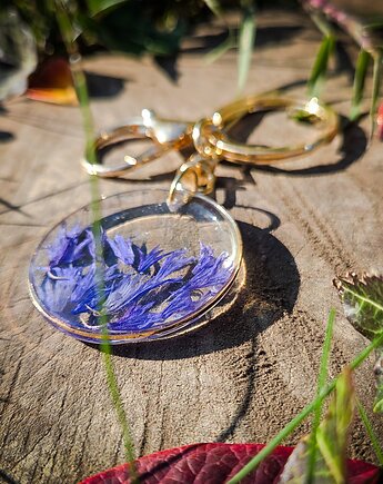 Breloczek z chabrami, Figa handmade accessories