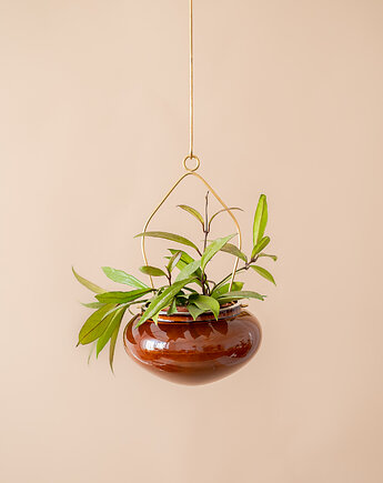 Osłonka OVAL zawieszka mosiądz (miodowy), FORMY PROSTE