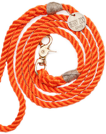 Smycz Orange Gold classic, berry zoo