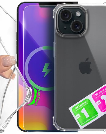 Etui pancerne do Iphone 11 case slim Anti shock + SZKŁO dodatkowa ochrona, Caseline  etui na telefon