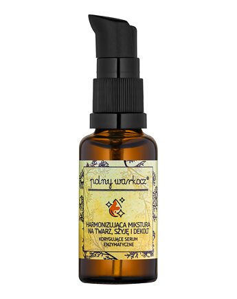 Harmonizująca Mikstura na Twarz, Szyję i Dekolt Korygujące Serum Enzymatyczne, Polny Warkocz