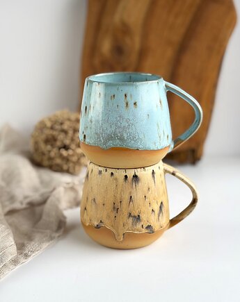 2 x Kubek ceramiczny  beczułka - Ciapki, Ceramika Tyka