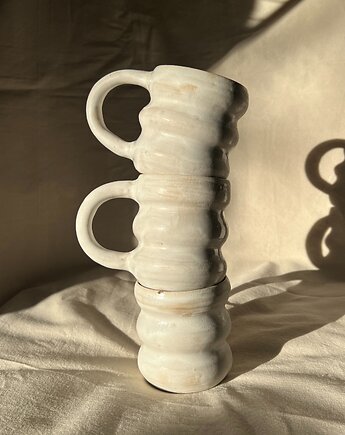 Kubek ceramiczny bąbelek, szkliwiona_art