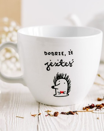 Litrowy Kubek Dobrze, że Jeżteś, Pracownia Faramuszka