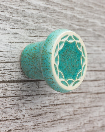 Gałka do mebli miętowa wz.4, pracowniazona