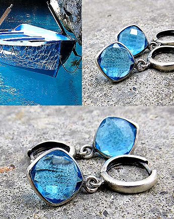 Kolczyki Blue topaz, Marta Latawiec