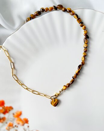 Naszyjnik Choker Tygrysie Oko, Lajka