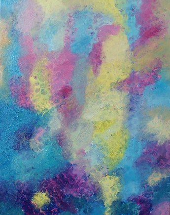 Obraz  do salonu abstrakcja chmura, alice oil on canvas