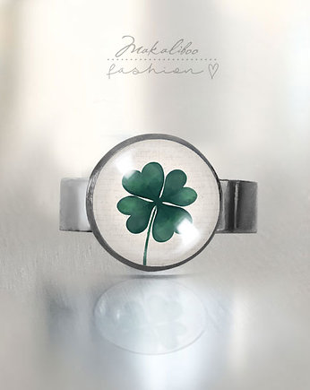 Pierścionek Good Luck - mini simple ring, Makaliboo