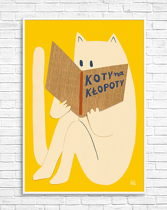 Plakat Koty na kłopoty , Ja Cię Broszę