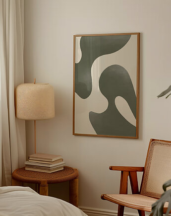 Plakat green abstract no.1, Anna Szondelmajer