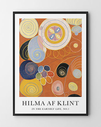Plakat Hilma af Klint in the earthly life no. 3, HOG STUDIO