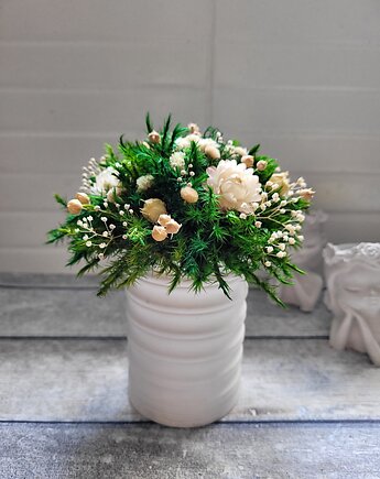 Bukiet prezentowy nie wymaga pielęgnacji, Florals&Moss