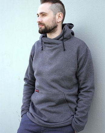 Bluza męska typu kangur wygodna luźna z kapturem, ZAMIŁOWANIA - Spersonalizowany prezent