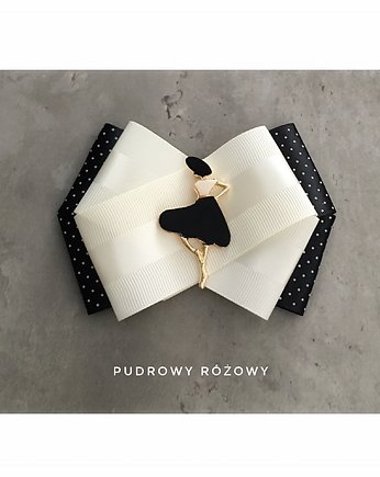 Brosza z Damą w Francuskim Stylu NEW, Pudrowy Różowy