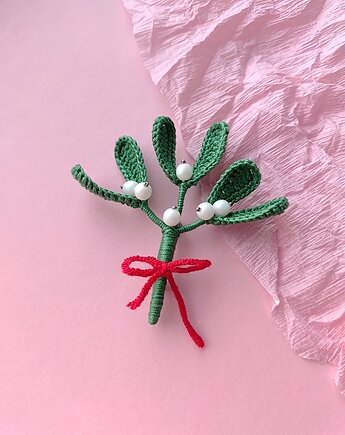 Broszka szydełkowa Jemioła, Not only cute crafts