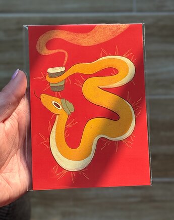Print "CNY 2025" - rok węża, ana.kasak