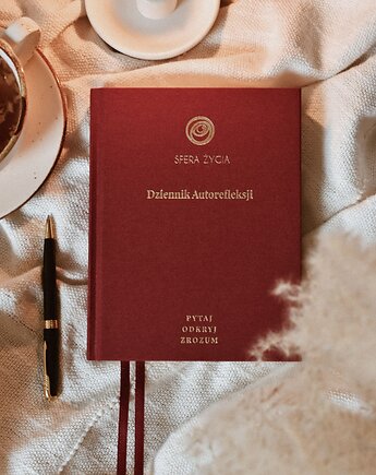 DZIENNIK AUTOREFLEKSJI - burgund - rozwojowy przewodnik dla kobiet, SFERA ŻYCIA