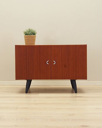 Szafka tekowa, duński design, lata 70, produkcja: Dania, Przetwory design