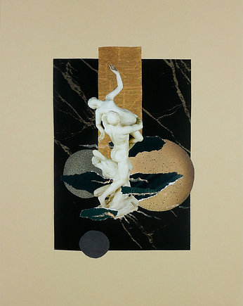 Kolaż / plakat Porwanie Persefony, Harmony Collages