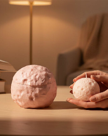 Zestaw księźycowy Pink Silence perfumowany, Oyka Candle
