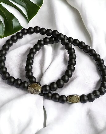 Komplet dla pary : PIRYT & ONYKS : na gumce, kaktusia