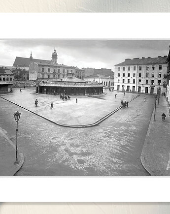 Fotografia z passe-partout: Plac Nowy, Kazimierz, Galeria LueLue