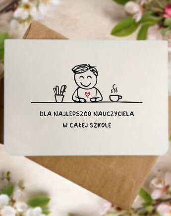 Kartka dla najlepszego Nauczyciela w szkole, Pracownia Faramuszka